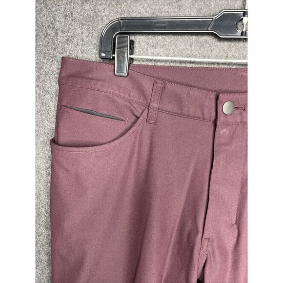 Lululemon ABC Pant Classic *34" Maroon Size 34 Athletic - Picture 8 of 13